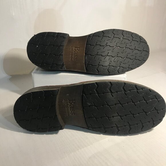 Bass Dress Shoes Fairmount  JD Series Mens Leather Burgandy Brown Size 9D Brazil - Picture 11 of 11